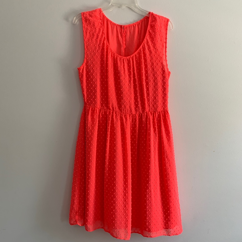 Coral J.Crew Summer Dress